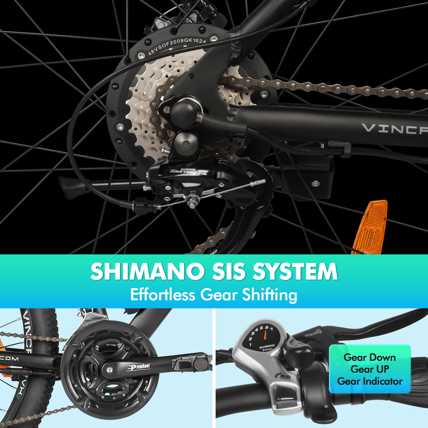 Vincfer VX4 Electric Mountain Bike 350w